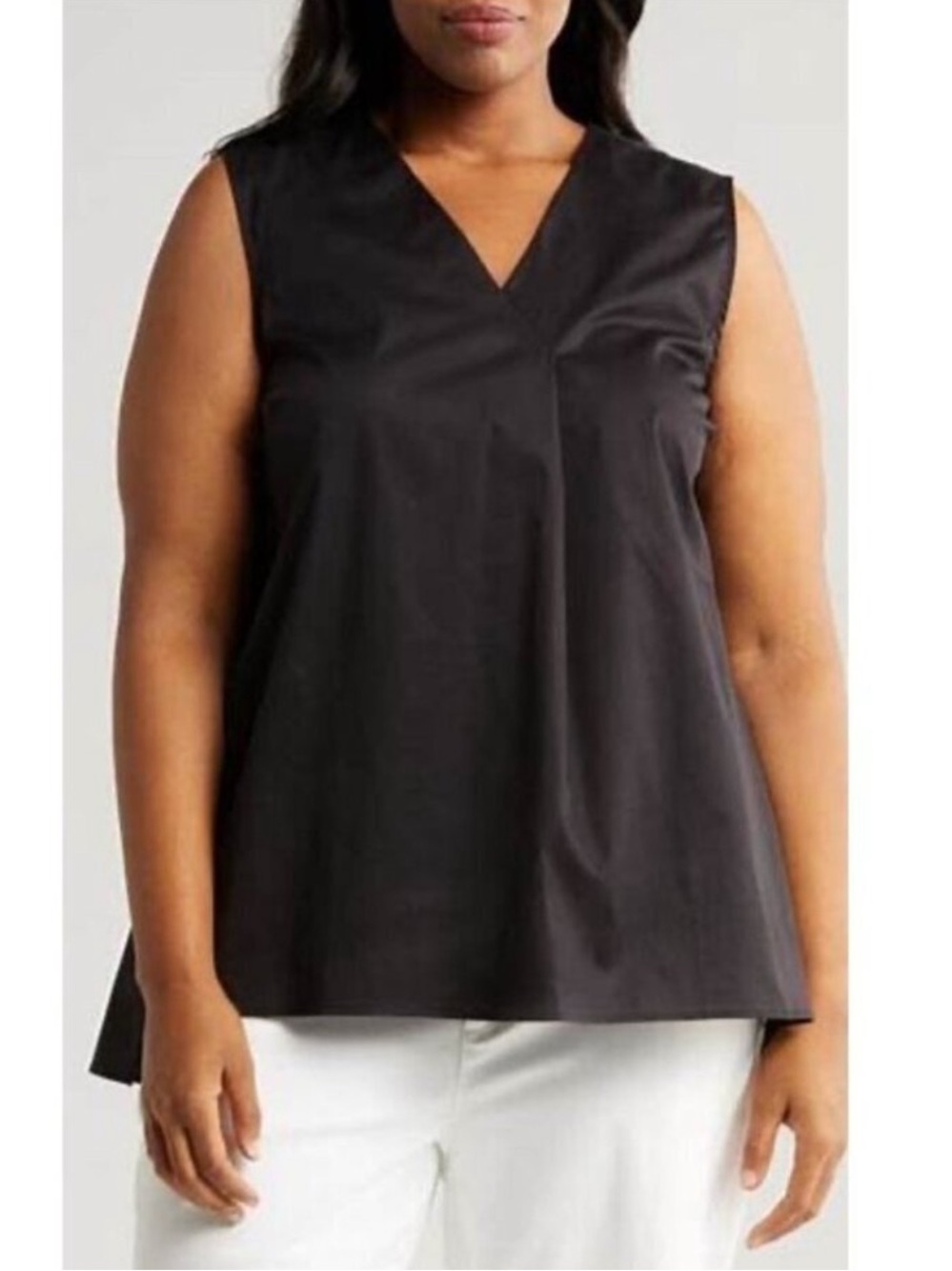 Harshman Aria Tank Black 1X Cotton
